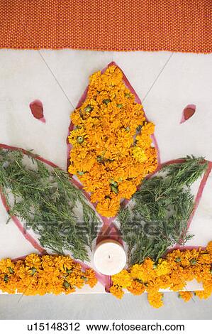 Close-up of floral decoration View Large Photo Image Stock Image - Close-up of floral decoration. Fotosearch