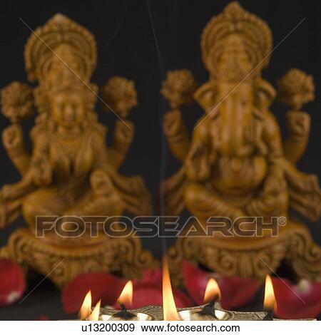 Close-up of oil lamps View Large Photo Image Stock Photo - Close-up of oil lamps. Fotosearch
