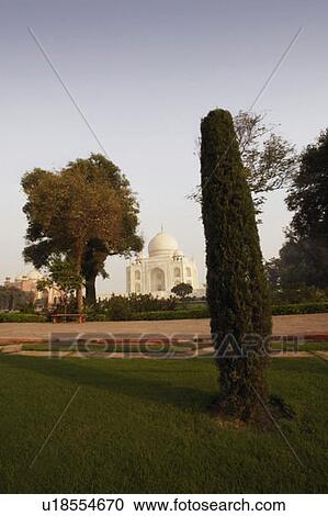 Garden in front of a mausoleum, Taj Mahal, Agra, Uttar Pradesh, India View Large Photo Image Stock Image - Garden in front of a mausoleum, Taj Mahal, Agra, Uttar Pradesh, India. Fotosearch