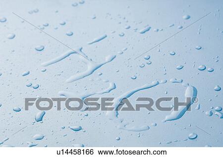 H2O written with water droplets View Large Photo Image Stock Photograph - H2O written with water droplets. Fotosearch