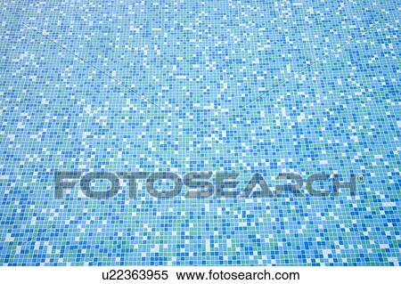 Stock Photography - High angle view of the bottom of a swimming pool. Fotosearch