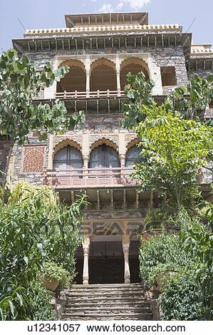 Low angle view of a building, Neemrana Fort Palace, Neemrana, Alwar, Rajasthan, India View Large Photo Image Stock Photo - Low angle view of a building, Neemrana Fort Palace, Neemrana, Alwar, Rajasthan, India. Fotosearch