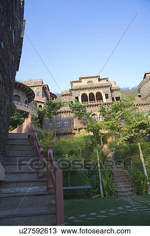 Low angle view of a fort, Neemrana Fort Palace, Neemrana, Alwar, Rajasthan, India View Large Photo Image Stock Image - Low angle view of a fort, Neemrana Fort Palace, Neemrana, Alwar, Rajasthan, India. Fotosearch