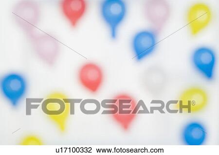 Stock Image - Multi-colored balloons. Fotosearch