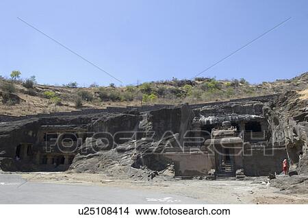 Old ruins of caves, Ellora, Aurangabad, Maharashtra, India View Large Photo Image Picture - Old ruins of caves, Ellora, Aurangabad, Maharashtra, India. Fotosearch