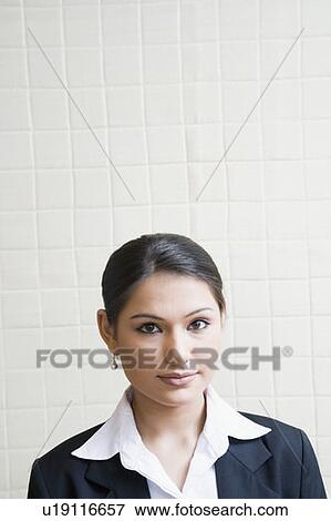 Stock Photo - Portrait of a businesswoman. Fotosearch