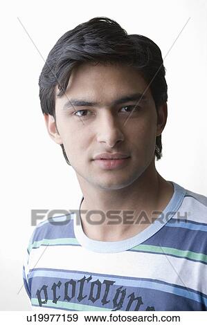 Portrait of a young man View Large Photo Image Stock Photo - Portrait of a young man. Fotosearch