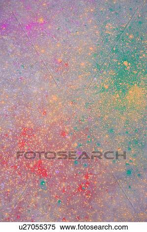 Powder paints on the floor View Large Photo Image Stock Photography - Powder paints on the floor. Fotosearch
