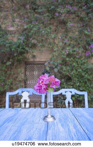 Stock Photograph - Vase on a dining table. Fotosearch