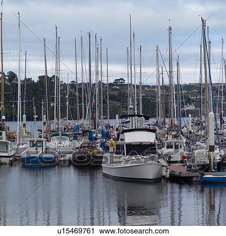 Stock Image - Ireland - Kinsale - Sail Boats. Fotosearch