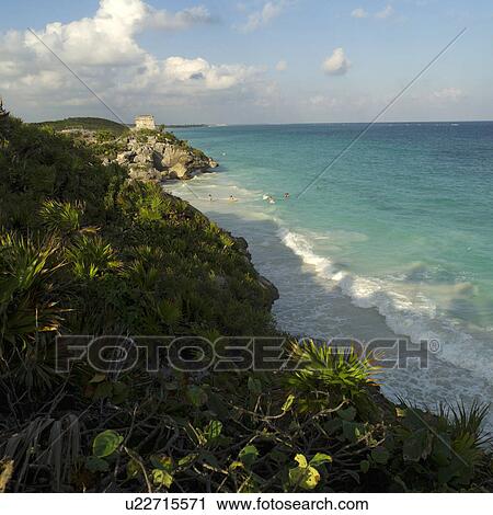 Stock Image - Mexico - Mayan Riviera. Fotosearch