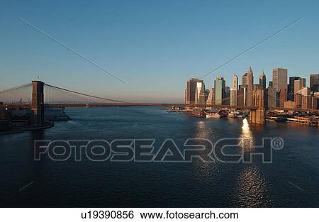New York City - view from Manhattan Bridge View Large Photo Image Stock Photograph - New York City - view from Manhattan Bridge. Fotosearch