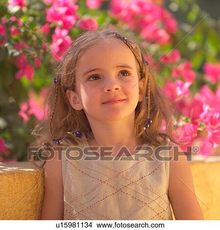 Close up of young girl View Large Photo Image Picture - Close up of young girl. Fotosearch