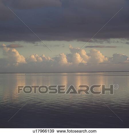 Clouds over Ocean at Moorea in Tahiti View Large Photo Image Stock Photo - Clouds over Ocean at Moorea in Tahiti. Fotosearch