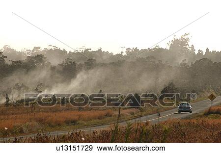 Volcano National Park - Big Island of Hawaii - Steam Vents and Sulpher Bank View Large Photo Image Stock Photo - Volcano National Park - Big Island of Hawaii - Steam Vents and Sulpher Bank. Fotosearch