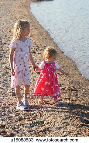 Stock Image - Children playing in Gimli. Fotosearch