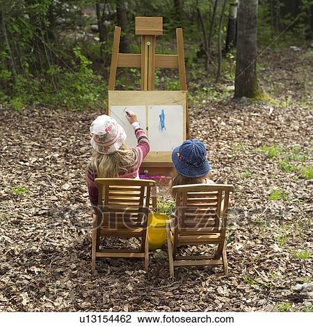 Young Girls Painting View Large Photo Image Stock Image - Young Girls Painting. Fotosearch