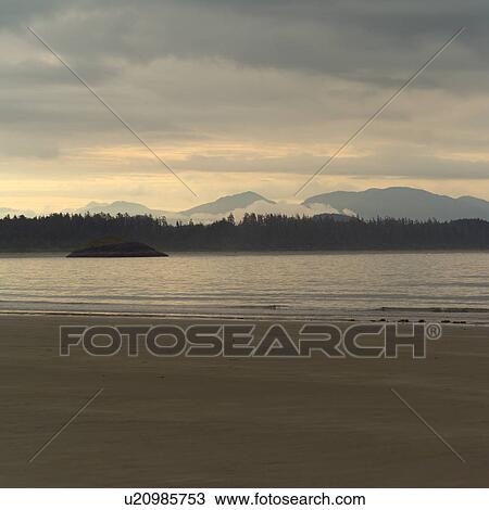 Sunrise Seascape View of Pacific Ocean, Pacific Rim Park, Vancouver Island, Canada View Large Photo Image Stock Image - Sunrise Seascape View of Pacific Ocean, Pacific Rim Park, Vancouver Island, Canada. Fotosearch