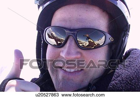 Stock Image - Man in Ski Gear. Fotosearch