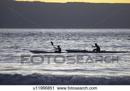 Two Kayakers View Large Photo Image Stock Image - Two Kayakers. Fotosearch