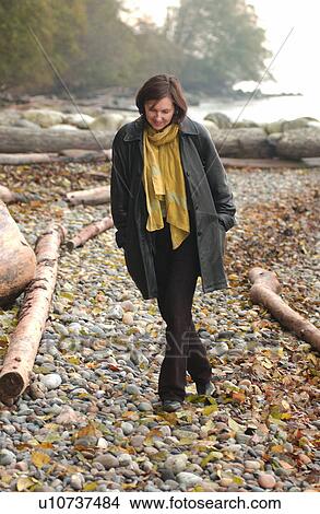 Woman Outdoors View Large Photo Image Picture - Woman Outdoors. Fotosearch