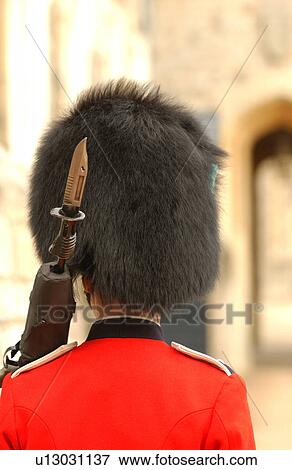 Stock Photo - Guard at Windsor Castle. Fotosearch