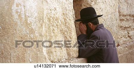 Stock Image - Man Praying. Fotosearch