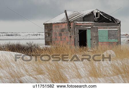Churchill Northern Manitoba town and surroundings abandoned cabin View Large Photo Image Stock Image - Churchill Northern Manitoba town and surroundings abandoned cabin. Fotosearch