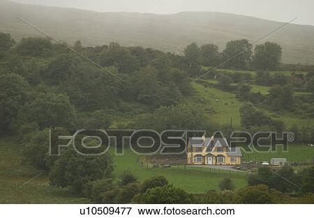 Stock Photo - Rural Ireland - farmhouse. Fotosearch