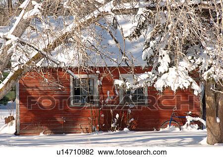 Snow Covered Home in Alberta Canada View Large Photo Image Stock Image - Snow Covered Home in Alberta Canada. Fotosearch
