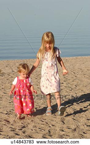 Stock Image - Children playing in Gimli. Fotosearch