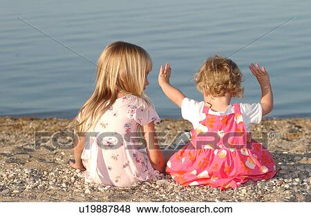 Stock Photo - Children playing in Gimli. Fotosearch