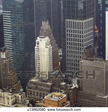Aerial view from Empire State Building, New York City View Large Photo Image Stock Image - Aerial view from Empire State Building, New York City. Fotosearch