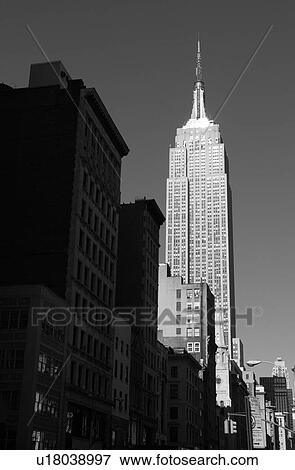 Empire State Building, New York City View Large Photo Image Stock Photo - Empire State Building, New York City. Fotosearch