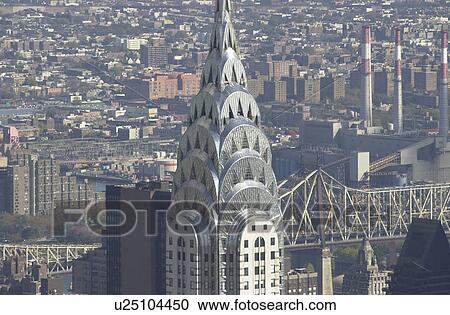 Stock Image - Manhattan Aerial Views, New York City. Fotosearch