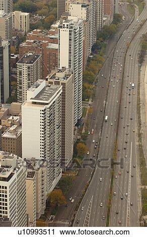 Aerial View of Chicago View Large Photo Image Stock Image - Aerial View of Chicago. Fotosearch