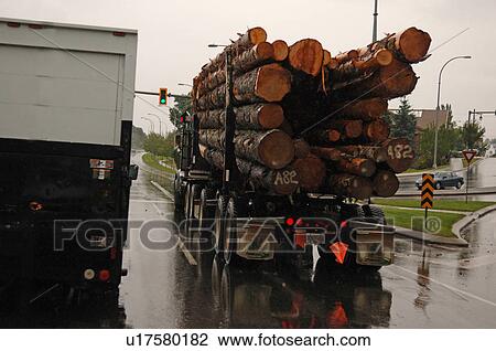 Logging Truck on Road, Vancouver Island, Canada View Large Photo Image Stock Image - Logging Truck on Road, Vancouver Island, Canada. Fotosearch
