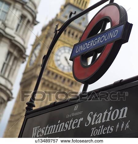 Sign board for the London underground subway system View Large Photo Image Stock Photo - Sign board for the London underground subway system. Fotosearch