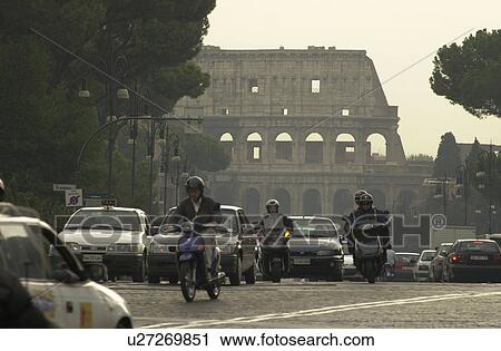 Street in Rome View Large Photo Image Stock Image - Street in Rome. Fotosearch