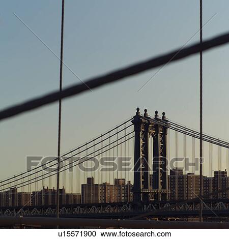 Manhattan Bridge, New York City View Large Photo Image Stock Image - Manhattan Bridge, New York City. Fotosearch