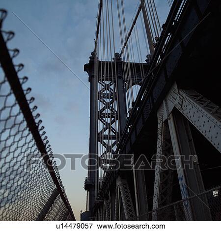 Stock Photo - Manhattan Bridge, New York City. Fotosearch