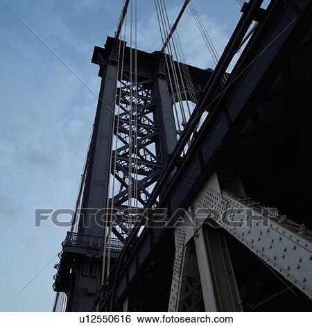 Stock Photograph - Manhattan Bridge, New York City. Fotosearch
