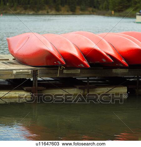 Stock Image - Boats on Dock. Fotosearch