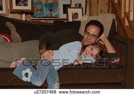 Stock Photo - Father and daughter. Fotosearch