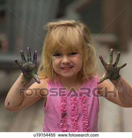 Girl Getting her Hands Dirty View Large Photo Image Stock Photography - Girl Getting her Hands Dirty. Fotosearch