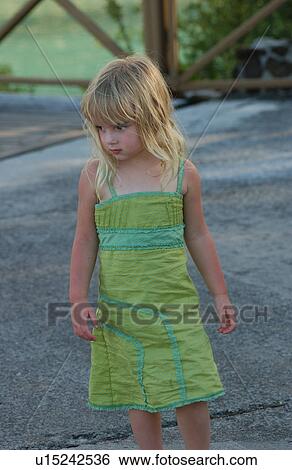Stock Photograph - A young girl. Fotosearch