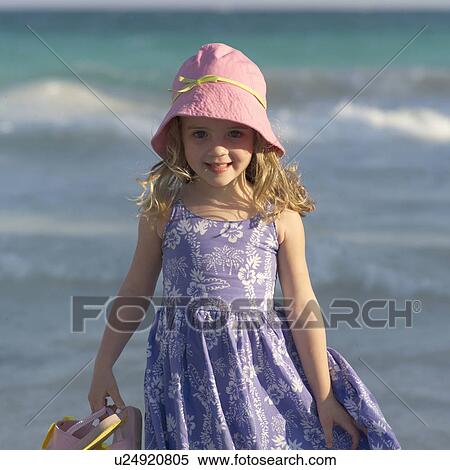 Stock Photography - Girl by the Ocean. Fotosearch