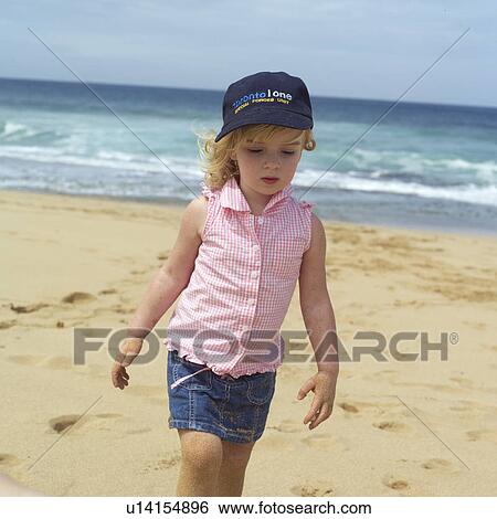 Girl on Beach View Large Photo Image Stock Photograph - Girl on Beach. Fotosearch