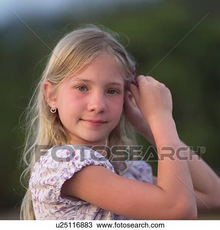 Blond Girl View Large Photo Image Stock Image - Blond Girl. Fotosearch