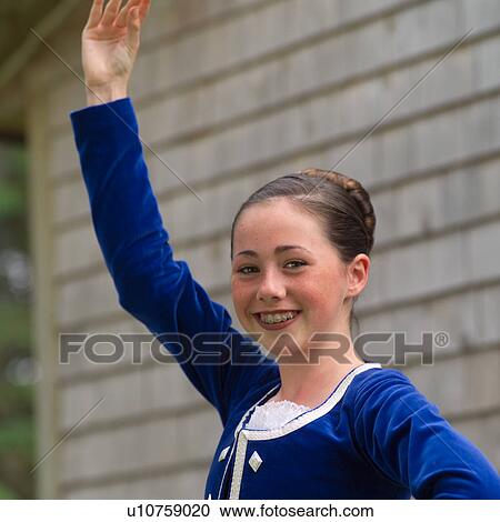 Young Girl Dancing View Large Photo Image Stock Image - Young Girl Dancing. Fotosearch